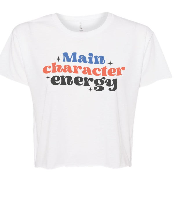 Main Character Energy Cropped Tee